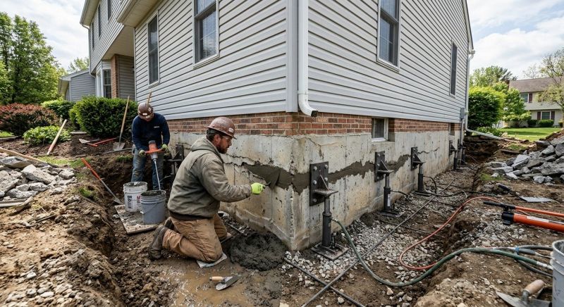 Basement Foundation Repair in Etters, PA
