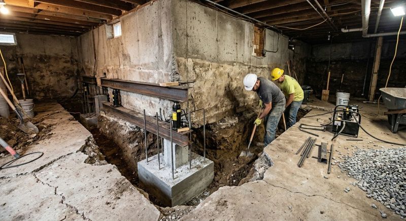 Basement Underpinning in Lancaster County, PA