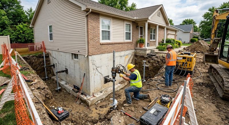 Building Foundation Repair in Denver, PA