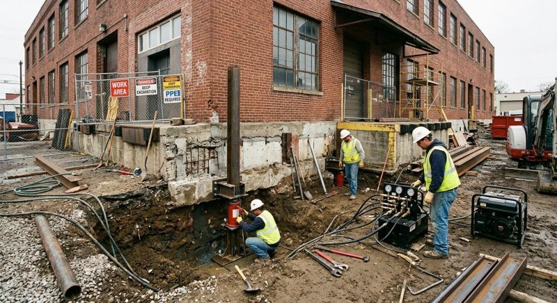 Building Foundation Repair in Palmyra, PA