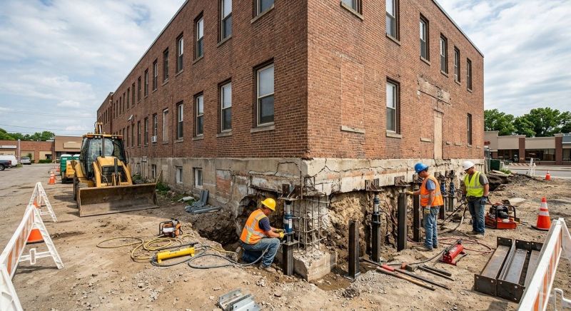 Commercial Foundation Repair in Lancaster County, PA