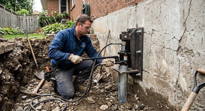 Concrete Foundation Leveling in Reinholds, PA