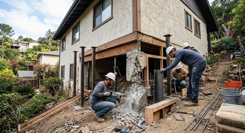 Concrete Foundation Repair in Mount Joy, PA