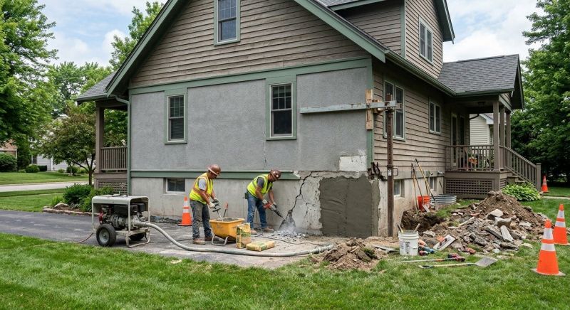 Concrete Foundation Repair in Palmyra, PA