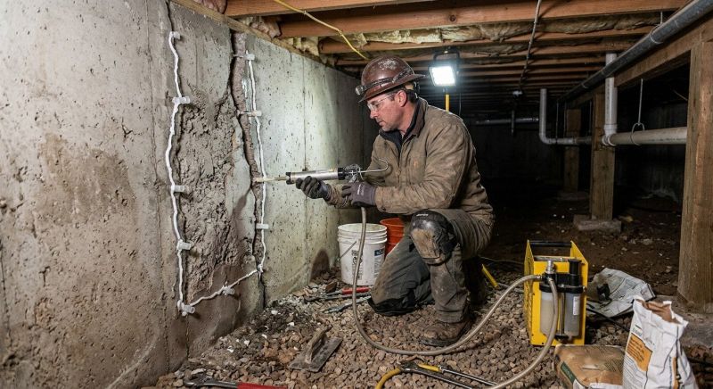 Crawlspace Foundation Repair in Lancaster County, PA