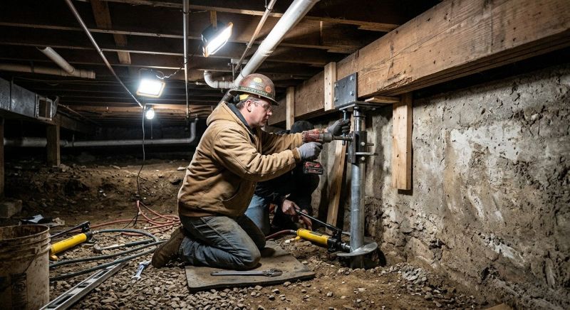 Crawlspace Foundation Repair in Quarryville, PA