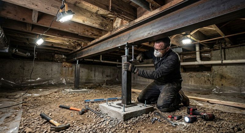 Crawlspace Structural Repair in Lancaster County, PA