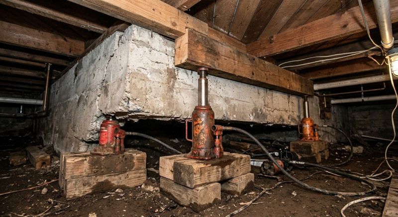 Foundation Jacking in Brogue, PA