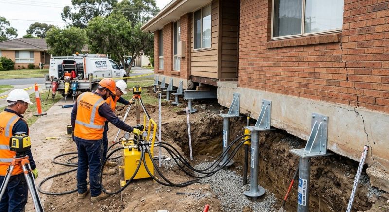 Foundation Jacking in Etters, PA