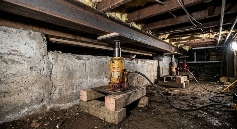Foundation Jacking in Lititz, PA