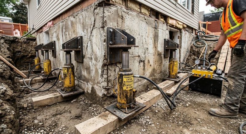 Foundation Jacking in Lititz, PA