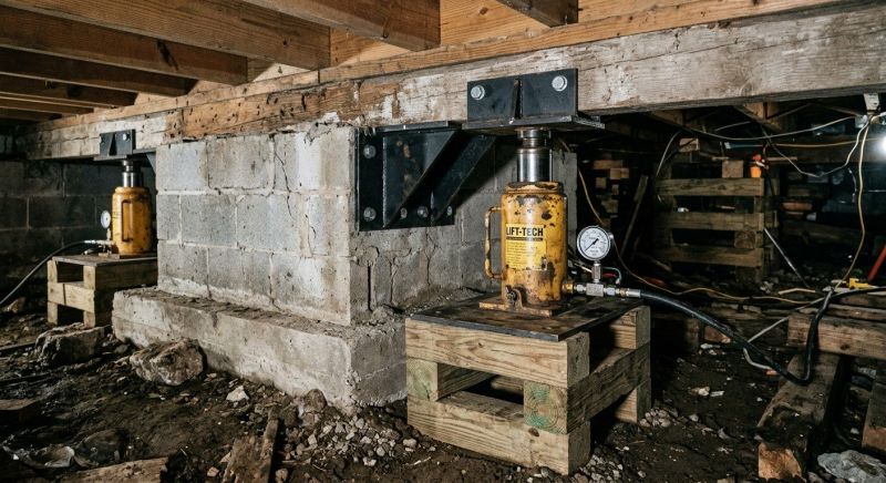 Foundation Jacking in Quarryville, PA