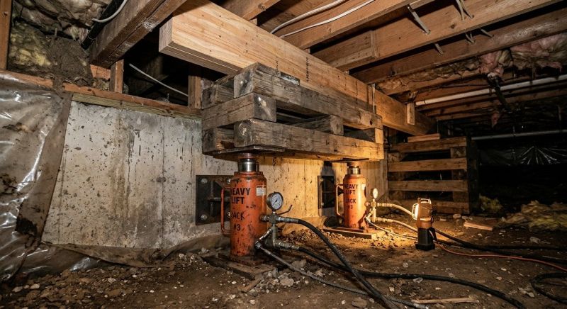 Foundation Jacking in York, PA