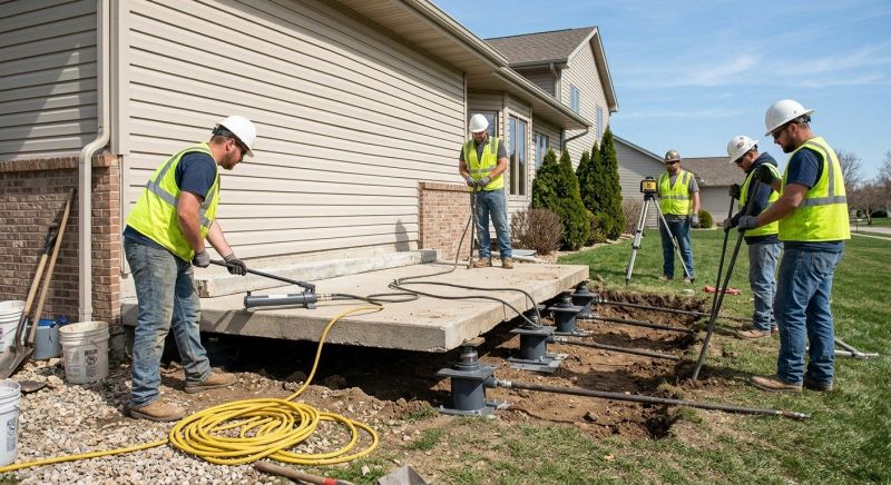 Foundation Lifting in Denver, PA