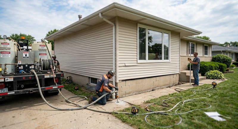 Foundation Lifting in Denver, PA