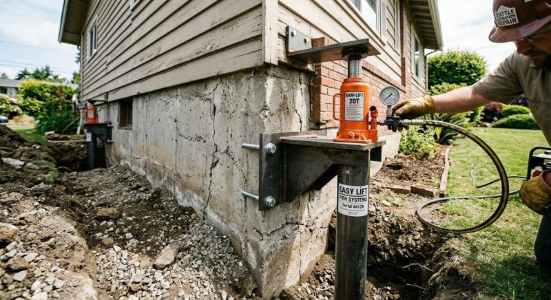 Foundation Lifting in Mount Joy, PA