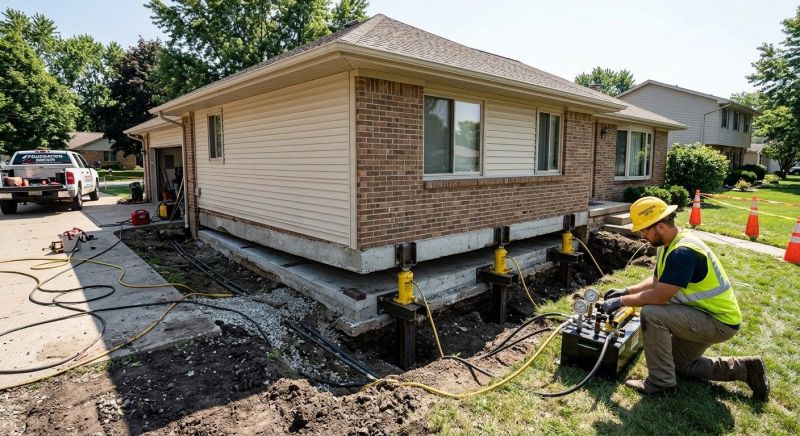 Foundation Lifting in Myerstown, PA