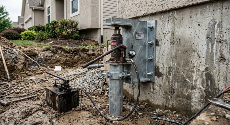Foundation Pier Leveling in Lancaster County, PA