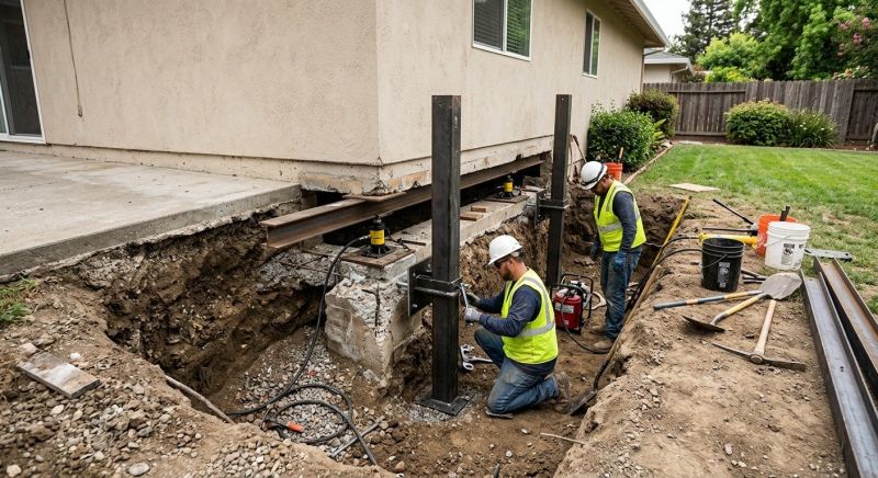 Foundation Pier Repair in Lancaster County, PA