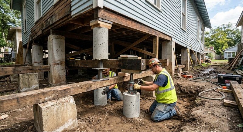 Foundation Pier Repair in Lancaster County, PA