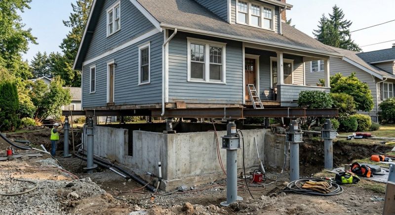 Foundation Raising in Lititz, PA