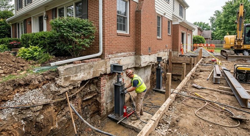 Foundation Raising in Quarryville, PA