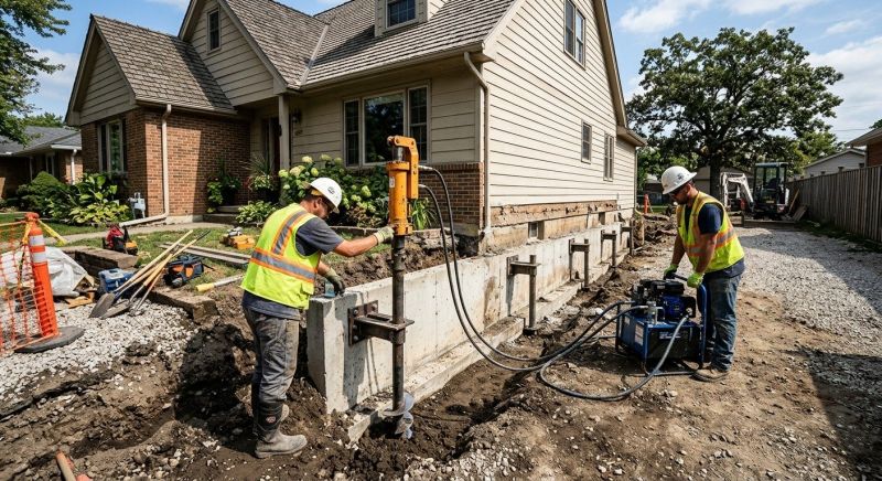 Foundation Stabilizing in Holtwood, PA