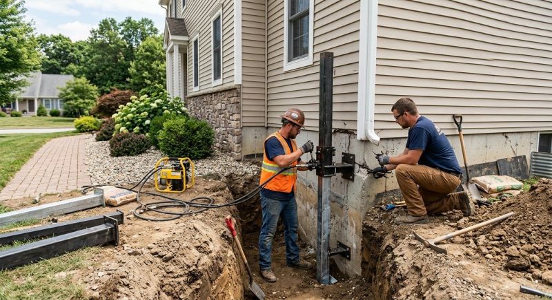 Foundation Stabilizing in Holtwood, PA