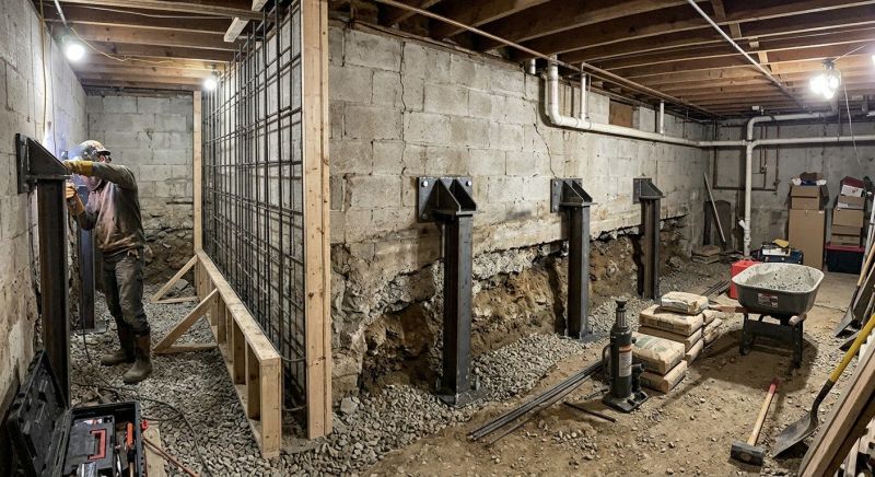Foundation Stabilizing in Honey Brook, PA