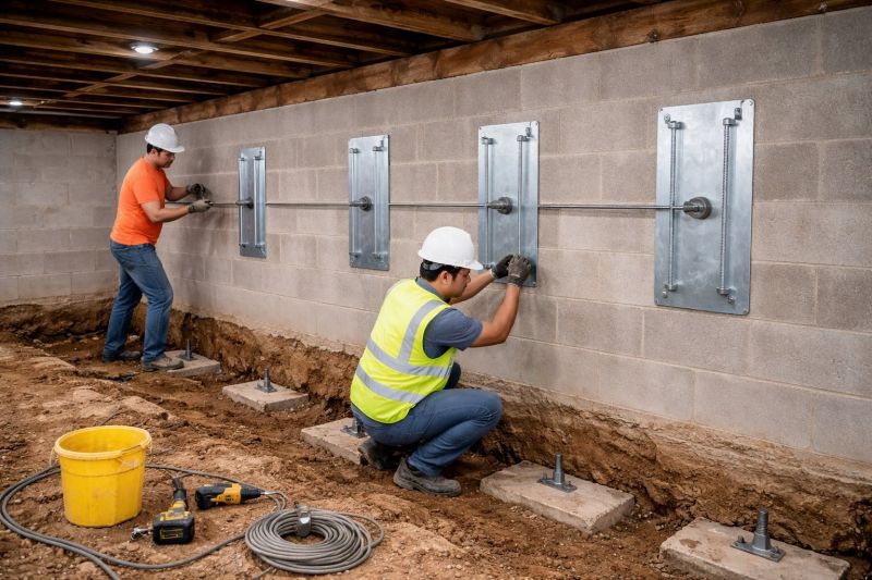 Foundation Stabilizing in Mountville, PA