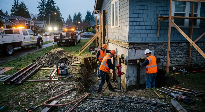 Foundation Stabilizing in Wrightsville, PA