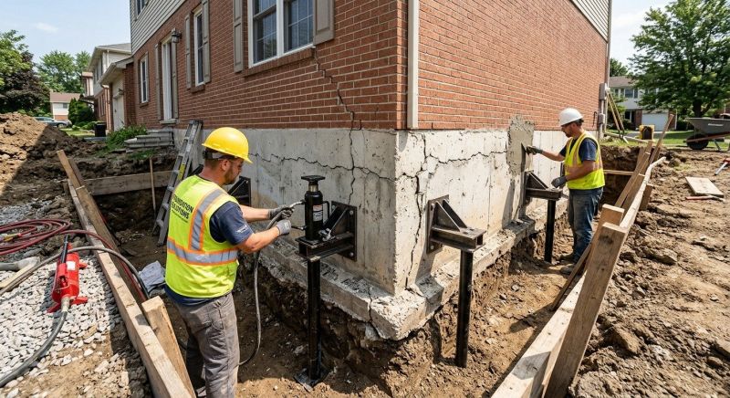 Foundation Structural Repair in Palmyra, PA