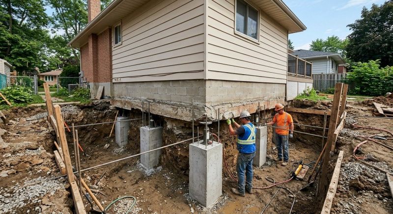 Foundation Underpinning in Lancaster County, PA