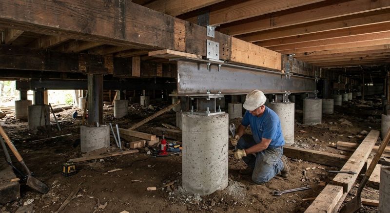 Foundation Underpinning in Lancaster County, PA