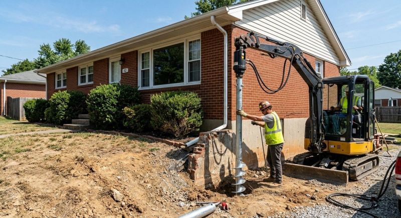 Helical Pile Installation in Lancaster County, PA