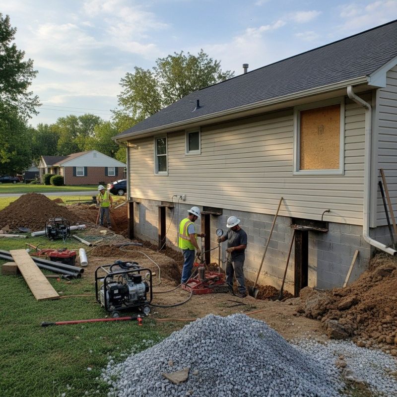 Home Foundation Repair in Reinholds, PA