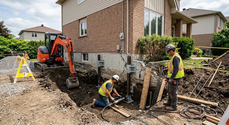 House Foundation Repair in Conestoga, PA