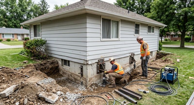 House Foundation Repair in Lancaster, PA