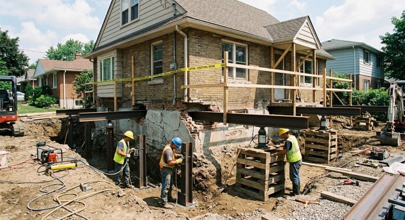 House Foundation Repair in Lancaster, PA