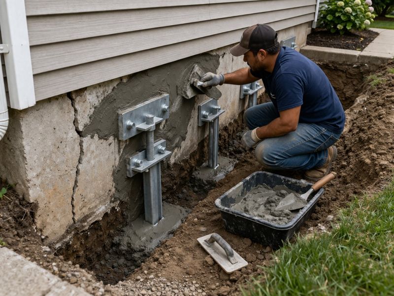 House Foundation Repair in Lebanon County, PA