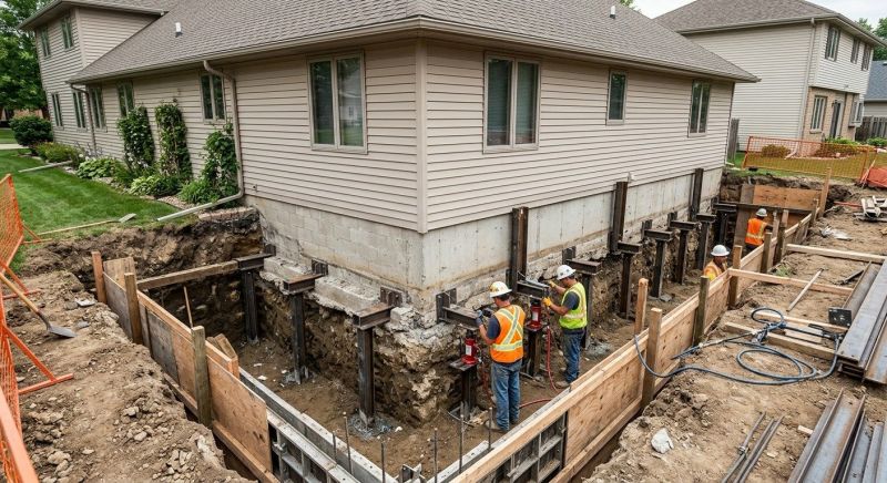 House Underpinning in Lancaster County, PA