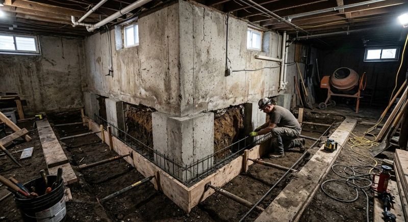 House Underpinning in Lancaster County, PA