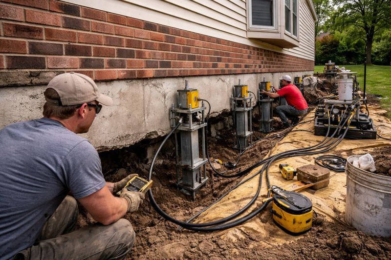 Settling Foundation Service in Holtwood, PA