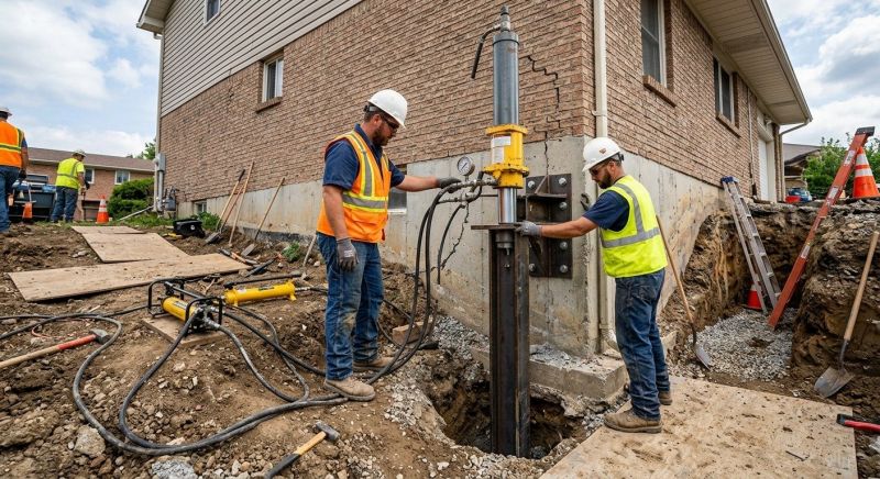 Settling Foundation Service in Stewartstown, PA