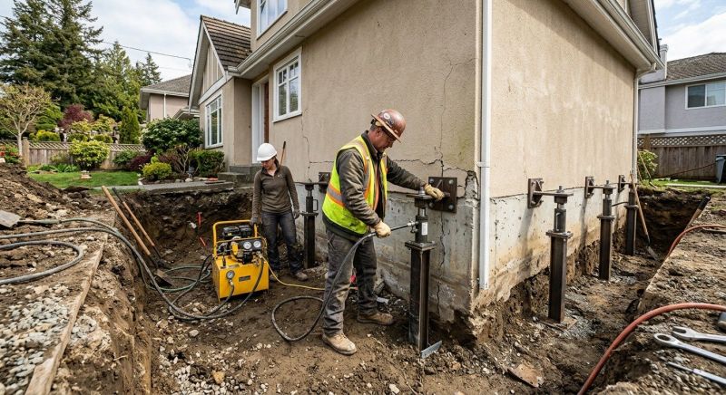 Sinking Foundation Repair in Lebanon County, PA
