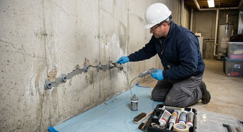 Structural Crack Repair in Lancaster County, PA