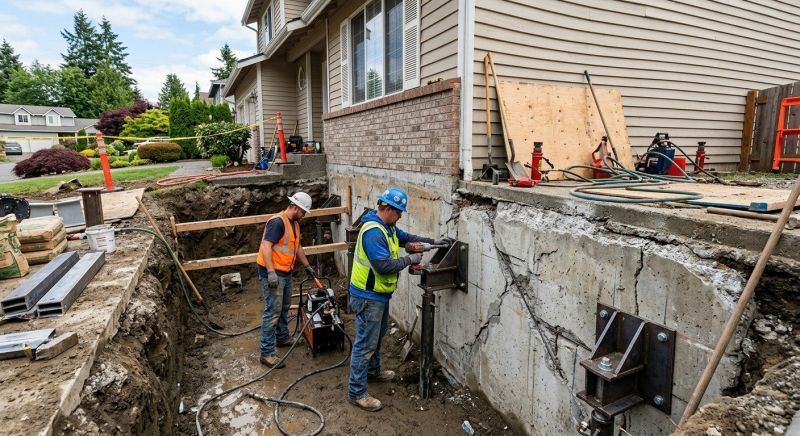 Structural Foundation Repair in Dover, PA