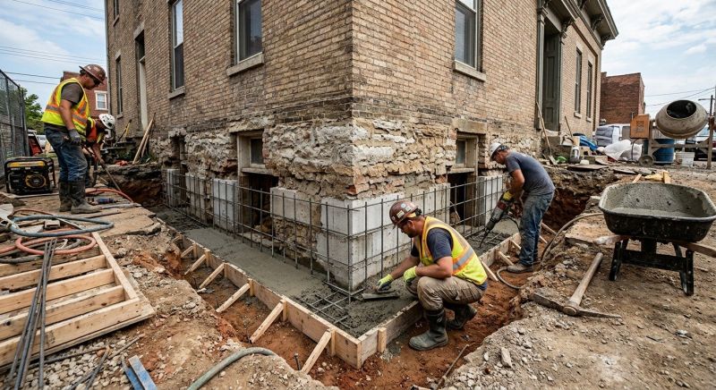 Underpinning Repair in Lancaster County, PA